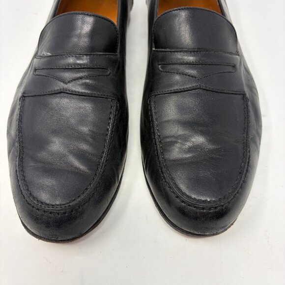 Salvatore Ferragamo Black Leather Loafers